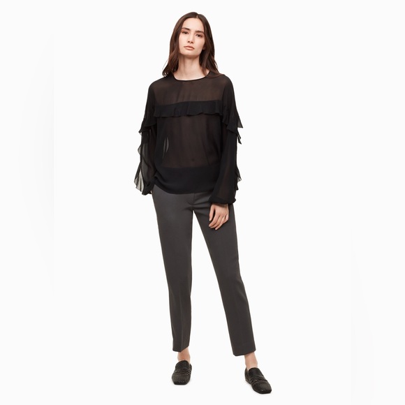 Aritzia wilfred charcoal Fremont pant sz 4 preloved - Picture 7 of 11